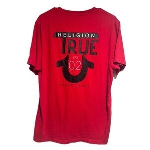 Red Men’s True Religion T Shirt